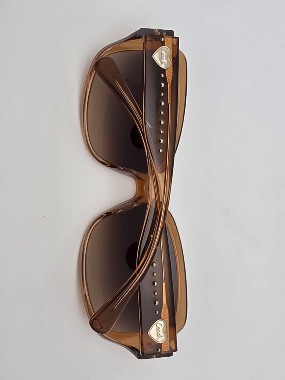 Coach HC8027 L902 5094/13 Scarlett Sand Beige Frame Brown Lens Sunglasses 59mm - Picture 9 of 12